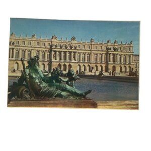 Vintage Postcard Versailles Corps Central Du Chateau Edition Sun Paris u
